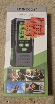 EMF Detector Meter 3 Types AC Magnetic Electric Microwave Radiation RD630W