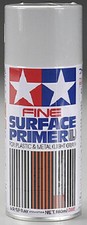 Tamiya Surface Primer Light Gray 180ml Spray Lacquer Paint 87064