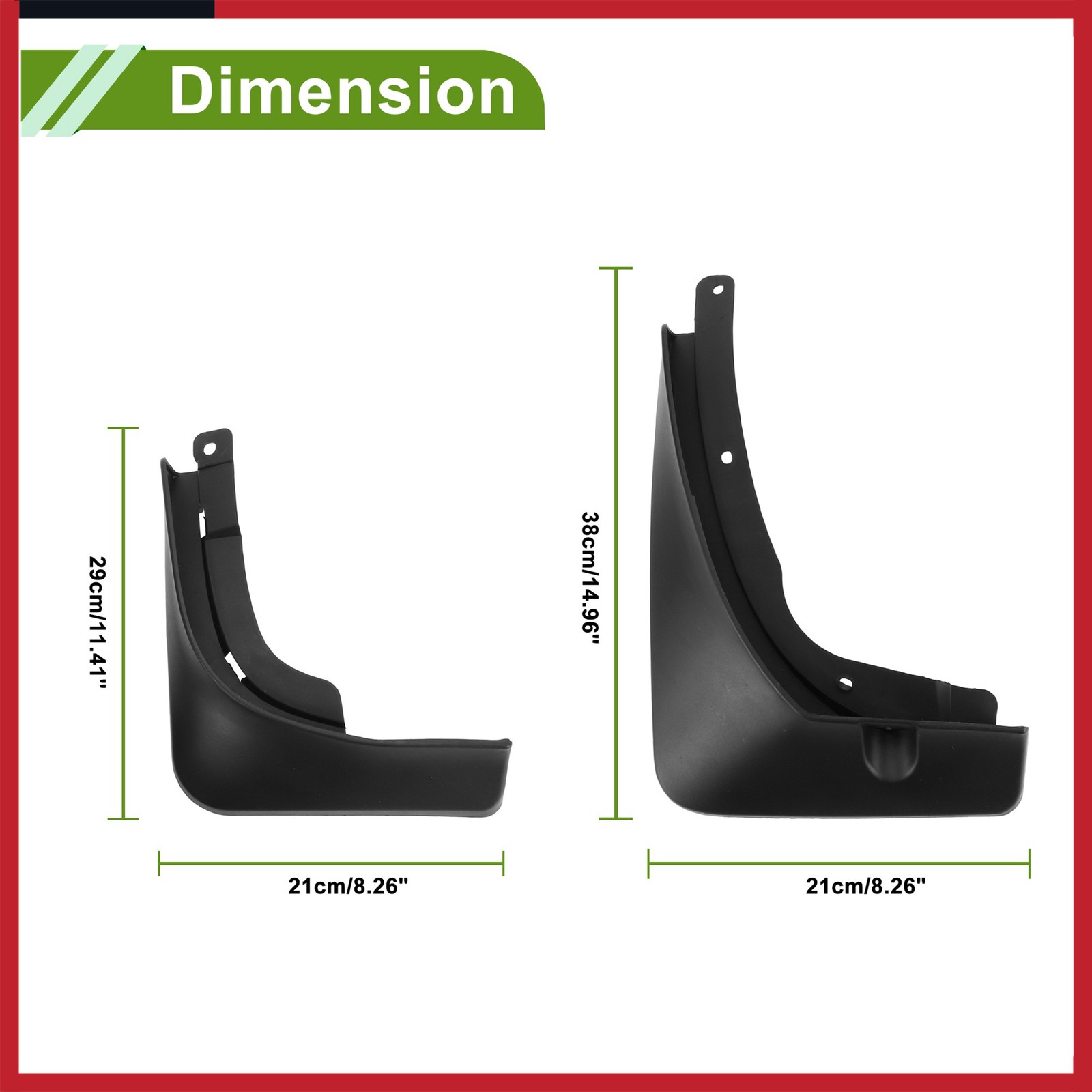 Mud Flaps Splash Guards 1Set Mud Guards for Maserati Levante 18-23
