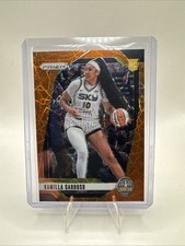 Kamilla Cardoso 2024 Panini Prizm WNBA Orange Velocity Prizms Rookie