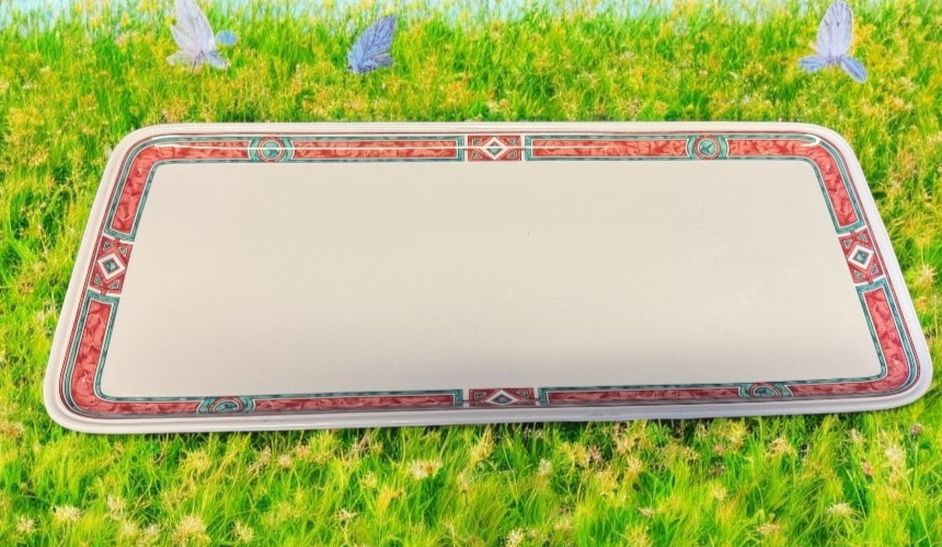 Villeroy & Boch RIALTO Argento -- Large Rectangular Sandwich Tray 13 3/4