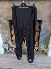 Black Stirrup Style Leggings From Very Size 14