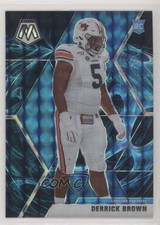 2020 Panini Mosaic Rookies Genesis Mosaic Prizm Derrick Brown #244 0c3