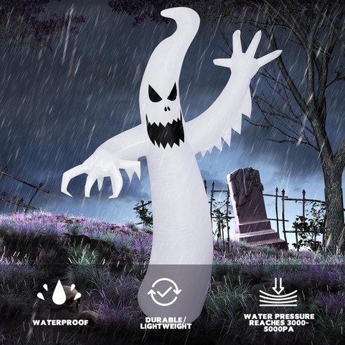 8 Fuß groß Halloween aufblasbare Geist Dekorationen Outdoor Indoor Explosion Hof De - Bild 5 von 11