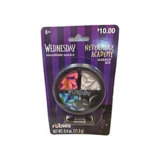 Rubies Wednesday Nevermore Academy Halloween Cosplay Makeup Kit With Applicator