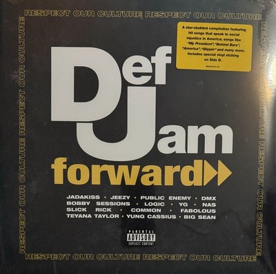 VARIOUS - Def Jam Forward - Vinyl (2xLP (side 4 etched)) Hip Hop Anthems