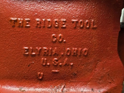 Vintage RIDGID 500R 5" Bench Utility Vise Pipe Jaw Swivel Base NEW in Box USA - Picture 4 of 15
