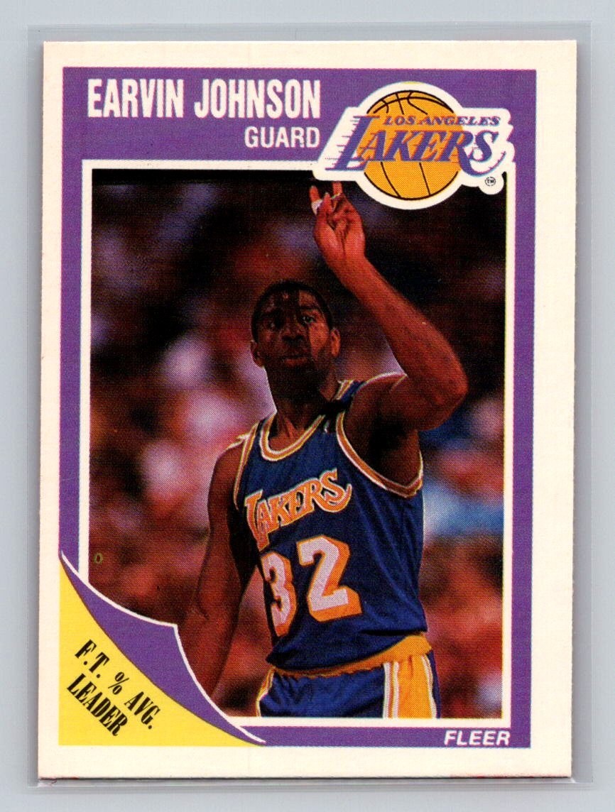 1989-90 Fleer - Magic Johnson #77