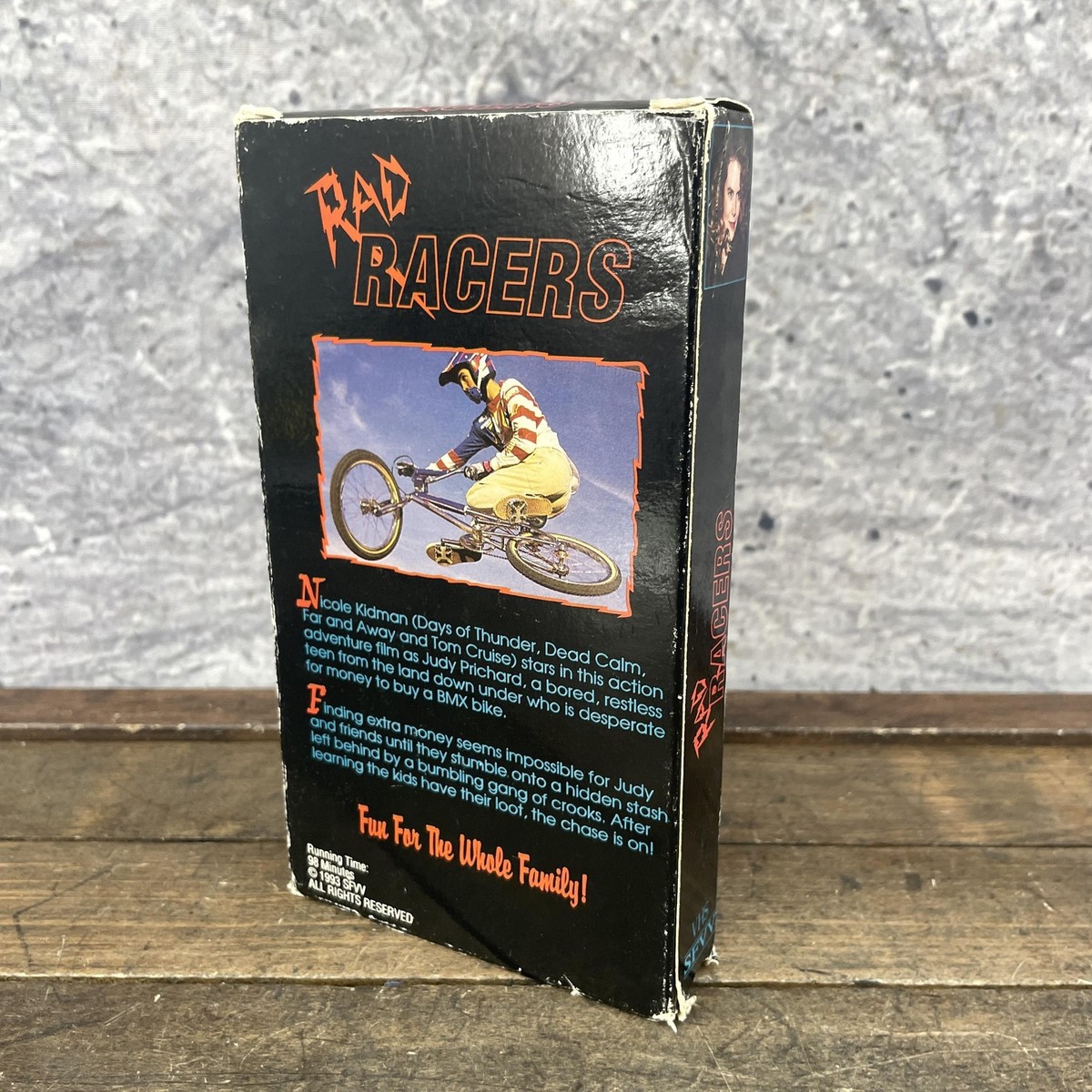 Vintage Rad Racers BMX VHS Tape Nicole Kidman Old School 80s Movie