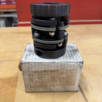 Zero-max 6P30C-056-056-01 CD CPLG Double Flex Clamp - New In Box. 35mm Bore