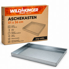 🔥 Ash box 51x36 cm ash tray for grill stone grill fireplace Wildkinger