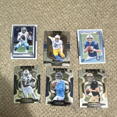Panini Select 2023 NFL 6-Card Lot Prescott James Jr Leonard Jacobs Ward