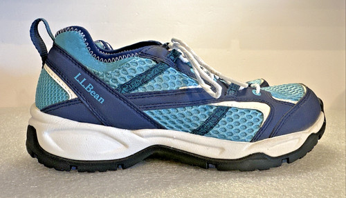 LL Bean Women’s Athletic Shoes Size 9 Trail Hiking Running Sneakers Blue 287148