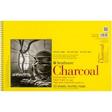 Strathmore Charcoal Spiral Paper Pad 11"X17" 32 Sheets