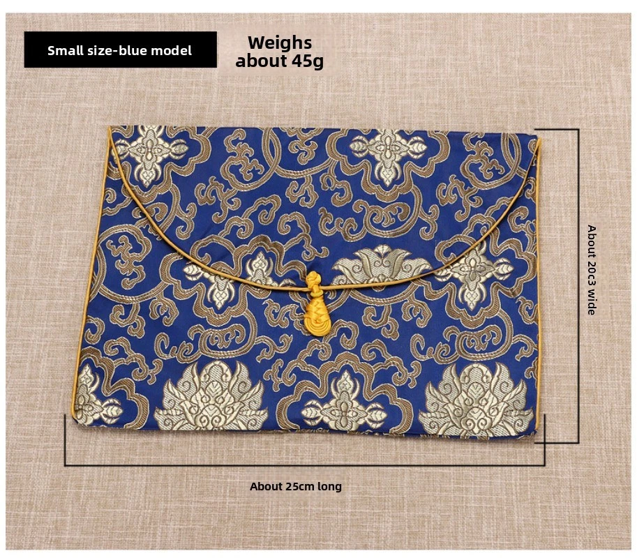 Bolsa Protectora Exquisitamente Escritura 1 Pieza Budismo Dharma Tesoro Bolsa de Almacenamiento Foto 2 de 4