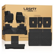 Lasfit Floor Mats Cargo Mat For Ford Expedition Max 2025 2026 7 Seats Liners