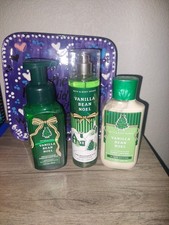 Bath  Body Works VANILLA BEAN NOEL Body Mist, Lotion, Soap Lot of 3