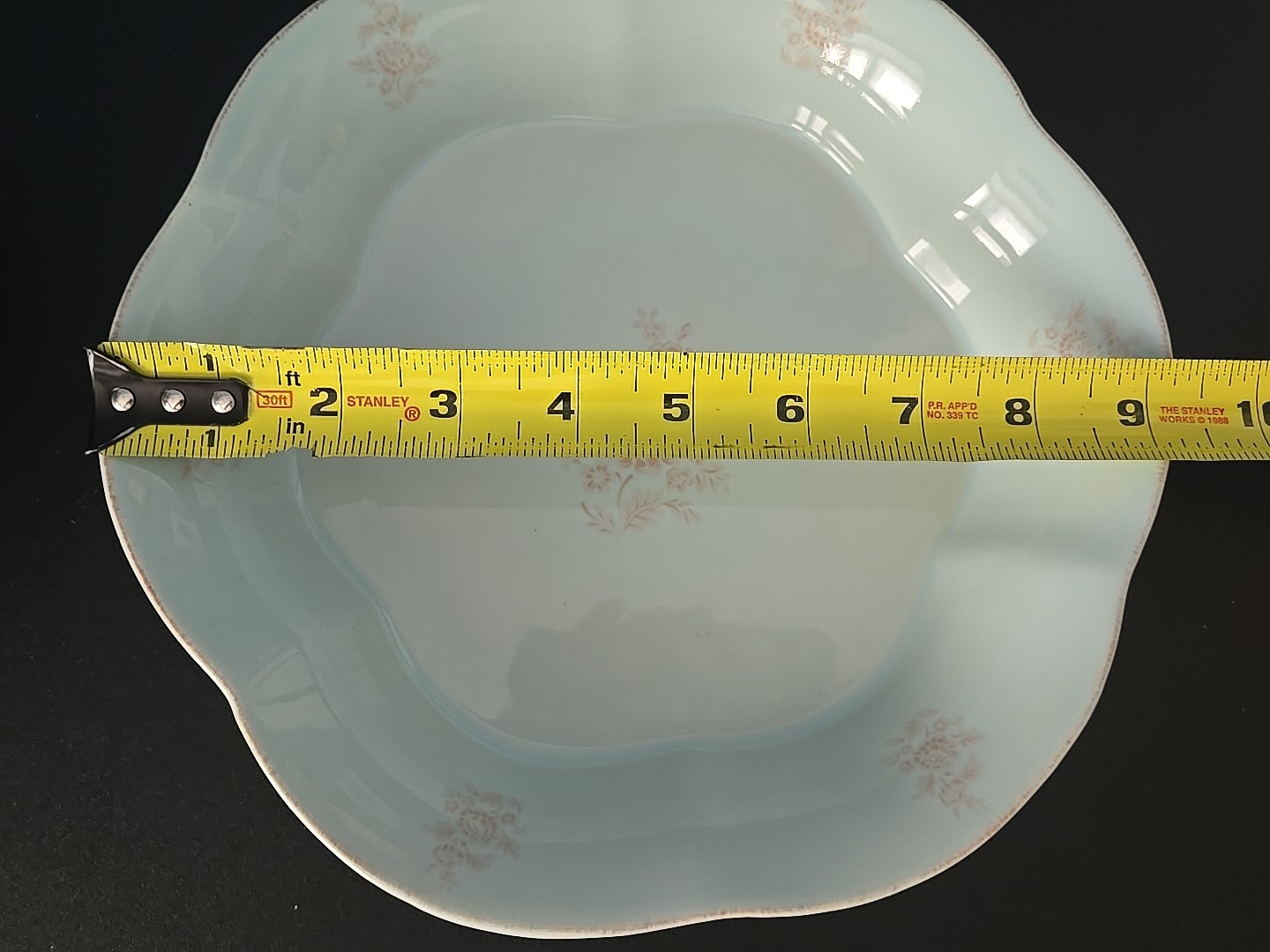 2 Light Blue With Flowers Stoneware By Grestel Deco Baking Dish Made in Portugal