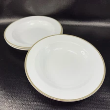 Fortessa Decorated Edges Deep Dish Bowl 9inch Porcelain Dishes Bowls Set 3 VTG