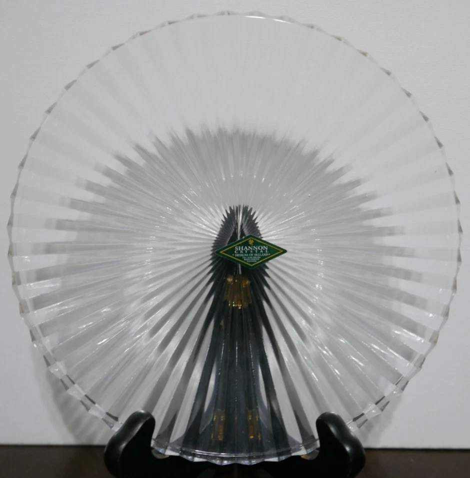 SHANNON CRYSTAL HARMONY DESERT/SALAD PLATES *NIB* - Image 2 of 4