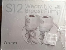 New/Sealed TSRETE S12 Lightweight Double Wearable Electric Breast Pumps Sealed