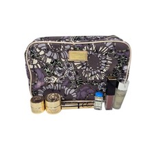 Estee Lauder 7pc Travel Gift Set With Cosmetic Makeup Bag Case