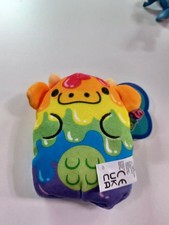 Cows Vs Aliens Drippy Cow Beanie Toy Rainbow Coloring
