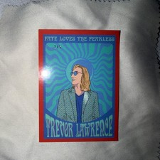 2021 Topps X Trevor Lawrence #34 Fate Loves Fearless Rookie RC card 1/5 . rookie card picture