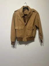 Vintage Gitanoe Suede letter jacket With inside and outside pockets!