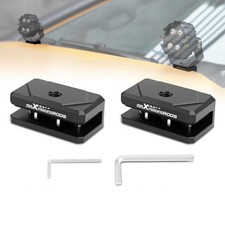 Hood Light Mount Brackets For Off-Road LED Bar Pod Fog Work Lights Aluminium