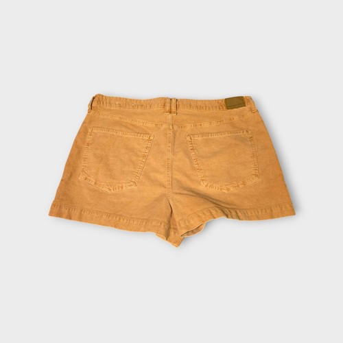 American Eagle Super Hi Rise Corduroy Shorts Womens Size 16 Patch Pockets Boho - Bild 2 von 9