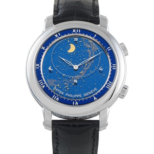 Patek Philippe Grand Complications Celestial Sky Moon White Gold Watch 5102g-00