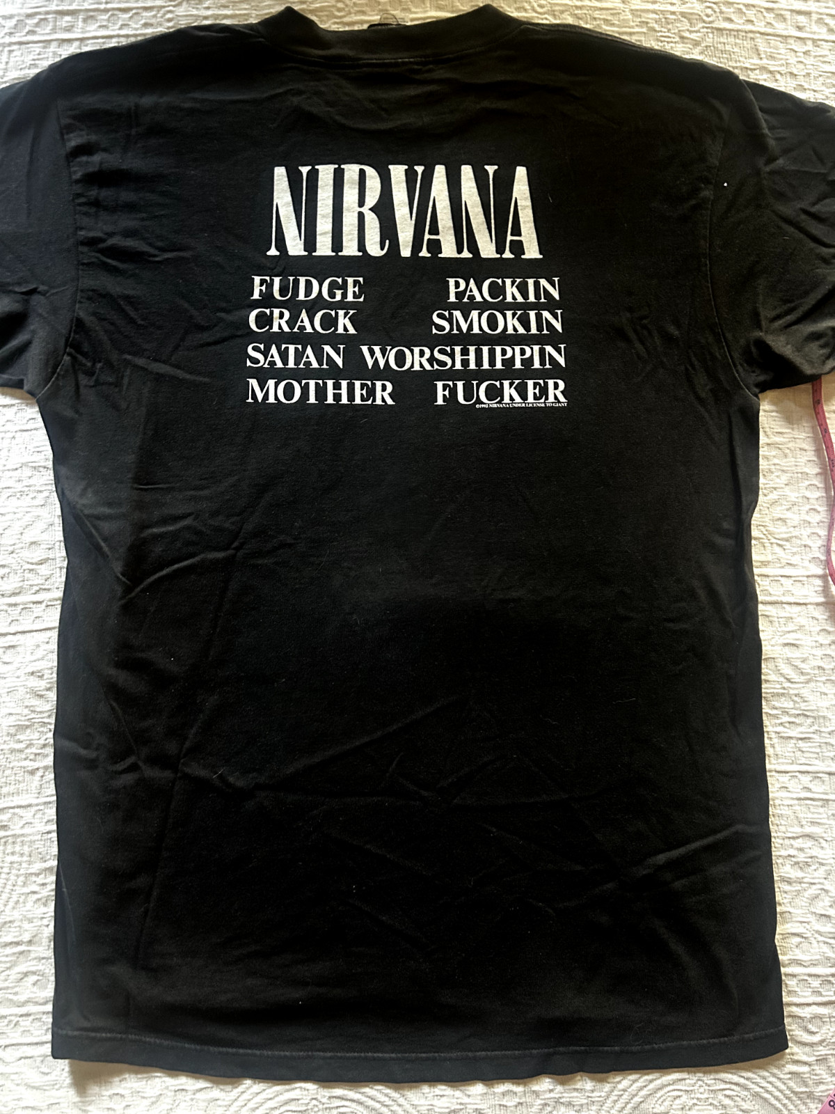 Nirvana Bleach Vestibule 1992 OG shirt rare vintage, One Owner **NO OFFERS** image 6