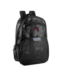 Trailmaker Black Mesh Backpack. With Reflecti...
