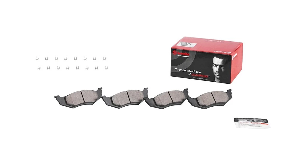 Brembo Rear Ceramic Brake Pads Fits  2001-2010 Chrysler PT Cruiser 4 Pc P11010N - Imagem 2 de 2