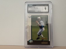 Peyton Manning - 1998 Bowman #1 - Rookie Card CGC 9