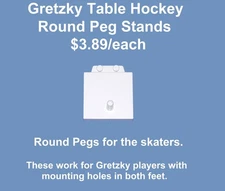 STANDS (ROUND PEG)  Gretzky Table Top Hockey Buddy L Kevin Sports Overtime KST