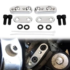 Chrome CNC Aluminum Handlebar Riser Adapter Kit For Honda Goldwing 1800 GL1800P