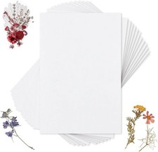 50 Pcs Blotting Paper for Flower Press, 12x8 Inch, Natural Fiber