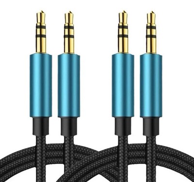 Klinkenkabel AUX Kabel 3,5mm Stereo 1m 2m Kabel Audio Auto Handy Mini Klinke