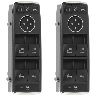 Pair Set of 2 Power Window Switches Front Driver & Passenger Side for MB E Class