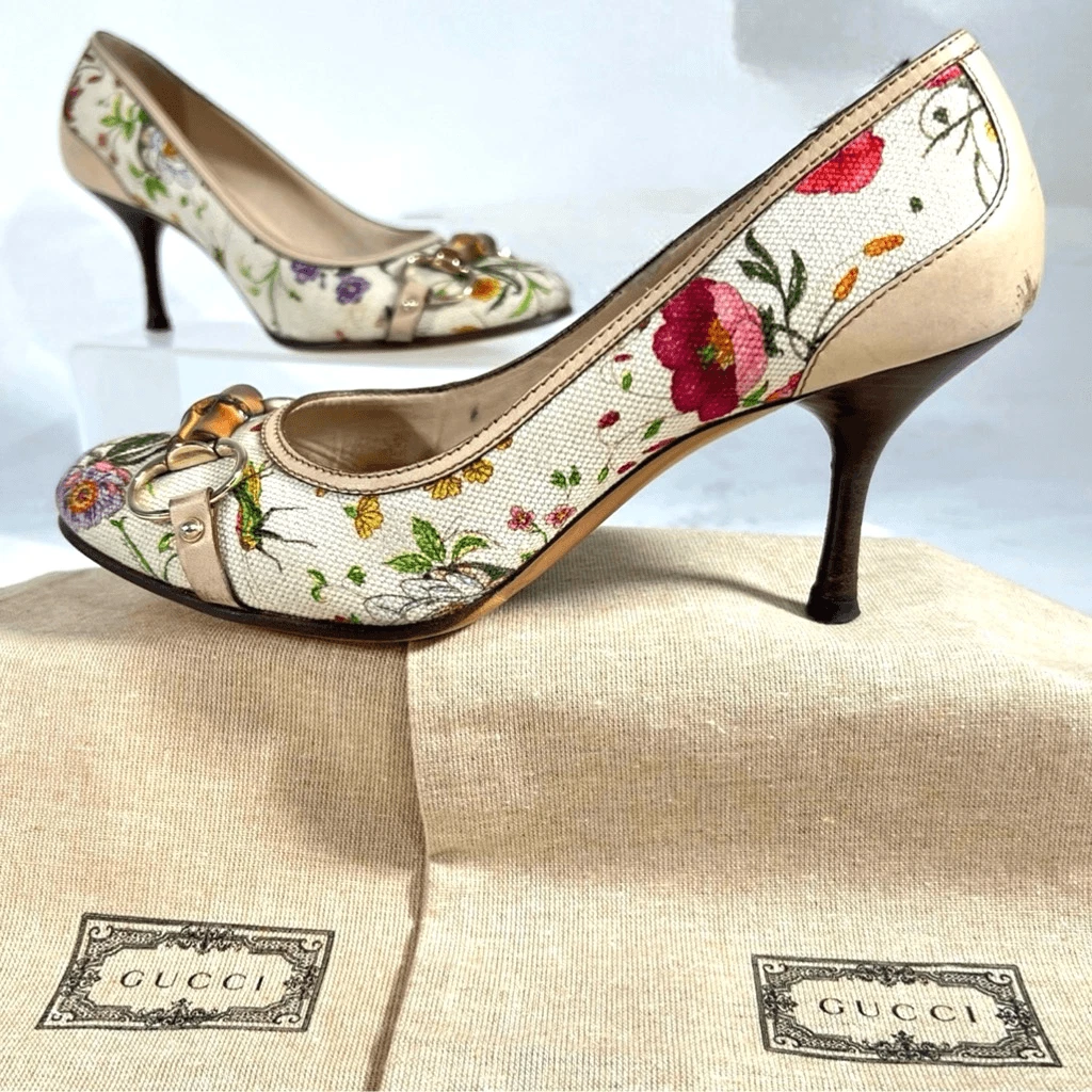 Gucci Pump Floral Heels for Women for sale | eBay