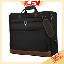 Suit Garment Bag for Travel, Large Garment Bags for Hanging Clothes Travel, Fold