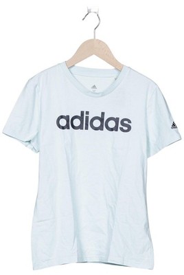 adidas T-Shirt Damen Shirt Kurzärmliges Oberteil Gr. M Baumwolle Hel... #y50ushq