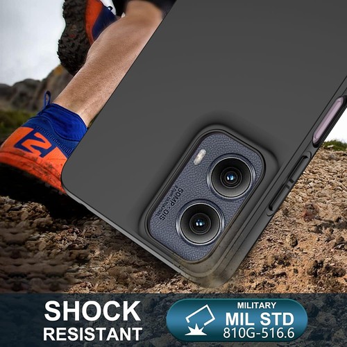 For Motorola Edge 2024 Case with Shockproof Protective Cover and Tempered Glass - Picture 4 of 7