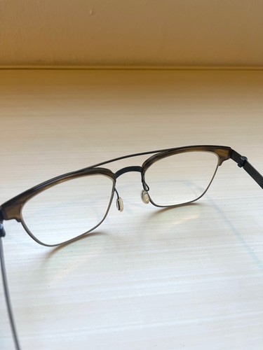 Lindberg 9832 TITANIUM STRIP BROWN GREY Col. PU9 50mm Eyeglass Frames 50-19-135 - Picture 4 of 5