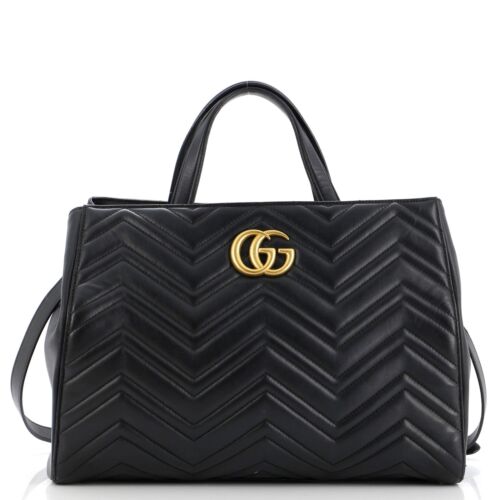 Gucci GG Marmont Tote Matelasse Leather Medium
