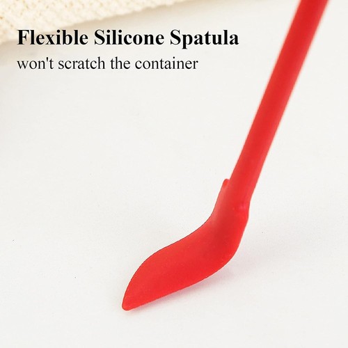 Mini Spatula Silicone, 6 PCS Jar Spatula Small Spatulas, Reusable Double-ended - Picture 5 of 8