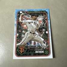 2024 Topps Holiday Keaton Winn #H164 RC Giants