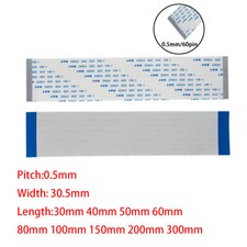 60Pin 0.5mm FFC FPC Flexible Flat Cable AWM VW-1 20624 80C 60V Connector Wire